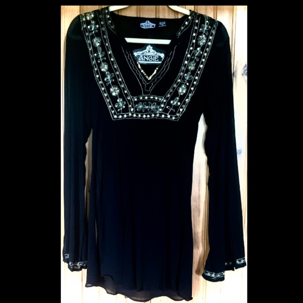 Angie Beaded Tunic NWT